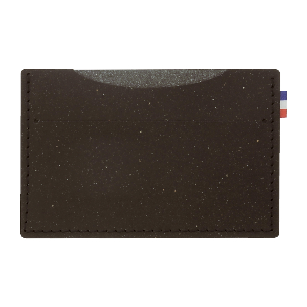 Étui carte bancaire publicitaire synderme France Gris foncé